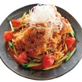 大盛唐揚げの冷し担々麺