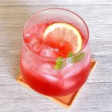 北海道アロニアソースで作るサイダー割り